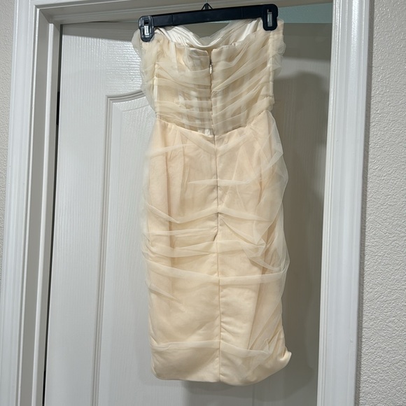 House of CB- Leila Mesh Strapless Corset Dress - Picture 2 of 7